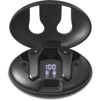 Hama Наушники 00184167, Bluetooth 5.3, до 16ч, ENC, беспроводная зарядка, LED дисплей батареи, Siri/Google Assistant (00184167)