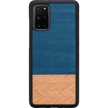 Man&Wood чехол M6640B, синий, совместим с Samsung Galaxy S20 Plus, 6.7 дюйма (M6640B)