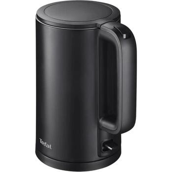 Tefal Чайник KO1408E0, 1500 Вт, 1.5 Л, Нержавеющая сталь/пластик, 360° поворотная база, Черный (KO1408E0)
