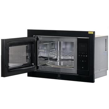 Electrolux LMS4253TBK встраиваемая микроволновая печь, 25 л, 900 Вт, гриль 1000 Вт, 230 В, 1450 Вт, стеклянный поддон 315 мм (LMS4253TBK)