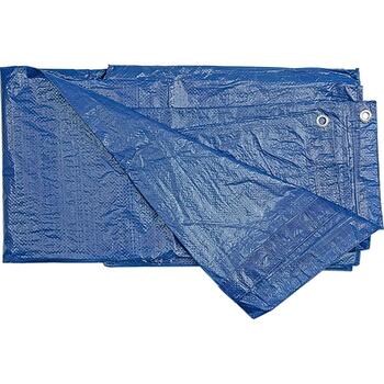 Toya brezents 85112, 2x3 m, 75 g/m², PP, EP, ar stiprinājuma atverēm, aizsardzība pret vēju, lietu un sauli (85112)