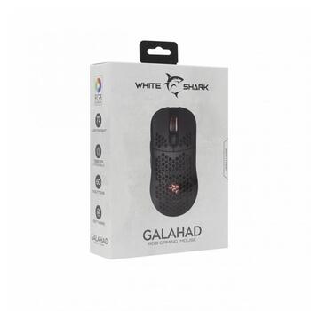 White Shark Игровая мышь GALAHAD-B, 6400 DPI, 1.8 м, 6 кнопок, RGB подсветка, Тефлоновые ножки (GALAHAD-B)