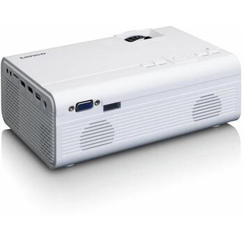 Lenco LPJ-280WH проектор, 800x480, 2800 люмен, 3000:1, 2xHDMI, USB, VGA, MHL, стереодинамики (LPJ-280WH)