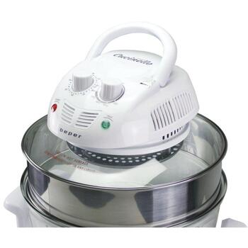 Beper Мини-печь BF.640, 1400 W, ABS/стекло, 12L контейнер, 18L ёмкость, 250°C, вентиляция, легко чистится (BF.640)