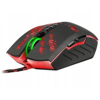 A4Tech Игровая мышь A4TMYS46161, 6200 CPI, 8 кнопок, 1.8 м, 0.2 мс отклик, программируемые кнопки (A4TMYS46161)