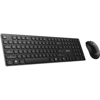 Msi FORGE K210 W COMBO US, 2x, 1600DPI, 120h akumulatora darbības laiks, 30h pele, 6 pogas, USB (FORGE K210 W COMBO US)