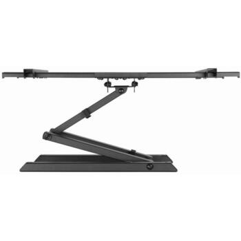 Gembird sienas stiprinājums WM-80ST-05, atbalsta 1 televizoru, 37-80 collas, VESA 200x200-600x400 mm, 50 kg, 180° pagrieziens (WM-80ST-05)