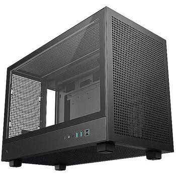 Deepcool CH260 datora korpuss Micro Tower R-CH260-BKNGM0-G-1, 2 x USB 3.0, 1 x USB-C, 1 x audio/mikrofons, 5.3 kg (R-CH260-BKNGM0-G-1)