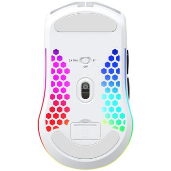 White Shark игровая мышь CADOR WGM-5020, 6400 DPI, 1000 Hz, 6 кнопок, 500 mAh, RGB, белая (CADOR-W)