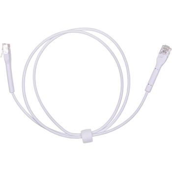 Ubiquiti patch kabelis, U-Cable-Patch-1M-RJ45, 1m, Cat6, RJ-45, RJ-45, 30AWG, balts, 1 gab. (U-Cable-Patch-1M-RJ45)