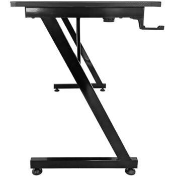 Subsonic Spēļu galds SA5706, 750mm, 1200x600mm, tērauds, PVC, augstuma regulēšana, austiņu un krūzes turētājs (SA5706)