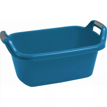 Curver Bļoda ar rokturiem ovāla 0803315X55, 35L, 63x42x32cm, plastmasa, zila (0803315X55)