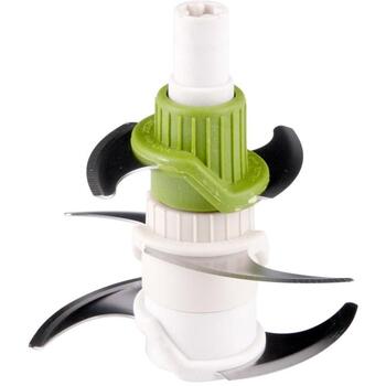 Gastroback Мини-измельчитель 40961, 0,6 L, 400 W, 2 скорости, 3 лезвия, стеклянная чаша, нержавеющая сталь, кнопки (40961)