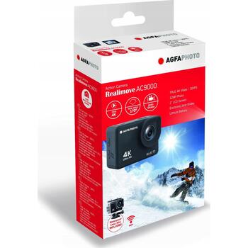 Agfa Photo Экшн-камера AC9000BK, 12MP, WiFi 802.11b/g/n, 170°, 70мин, 2