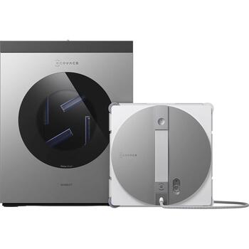 Ecovacs робот для мытья окон WINBOT W3 OMNI, 8000 Па, 4500 мАч, с проводом/без провода, белый/серебристый (WINBOT W3 OMNI)