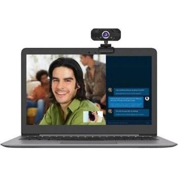 Manta W179 веб-камера, 5МП, 1080p, 30fps, USB 2.0, встроенный микрофон, Plug and Play, черный (W179)
