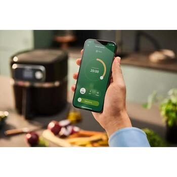Philips karstā gaisa friteris HD9880/90, 2200 W, 8.3 l, automātiska izslēgšanās, nelīpošs pārklājums (HD9880/90)