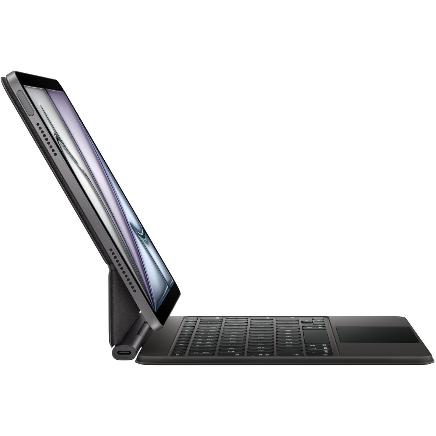 Apple Клавиатура для iPad Air 11 дюймов (M4, M3) MGYX4RS/A, Apple Smart коннектор, QWERTY, черный, с трекпадом (MGYX4RS/A)