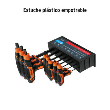 Sešstūra atslēgu komplekts 2-10mm ALL-8TMX Truper® (ALL-8TMX)