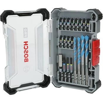 Bosch PRO 2608521U83, 20 gab. triecienskrūvgrieža un urbjmašīnas uzgaļu komplekts, 25-55mm, PH2-PZ2, T15-T30, HEX-9, 5-8mm (2608521U83)