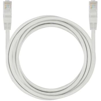 Emos UTP патч-кабель CAT5E S9124, 3 м, 8 проводов, RJ45/RJ45, серый, PVC, 1000 Base-T (S9124)