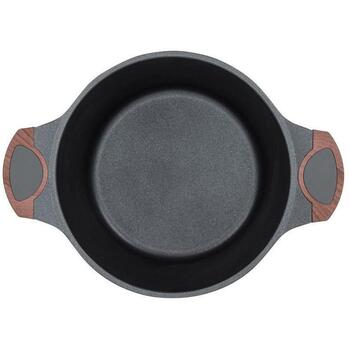 Resto кастрюля 93503 4.6L, диаметр 240mm, 2 ручки, стеклянная крышка, 4-хслойное антипригарное покрытие, эргономичные ручки (93503)