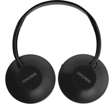Koss Austiņas KPH7 197229, Melna, Bluetooth 5.3, Viegli, 18h akumulators, Mikrofonu, USB-C (197229)
