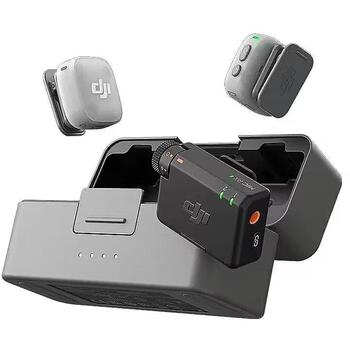 DJI Mic Mini 2, CP.RN.00000529, 2TX, 1RX, 2.4 GHz, Bluetooth 5.3, 48 кГц, 24 бита, до 400 м, время работы до 11,5 ч (CP.RN.00000529)