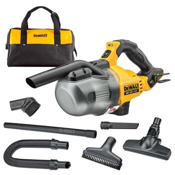 DeWalt DCV501LN-XJ аккумуляторный пылесос для строительных и мастерских работ 18V HEPA фильтр L класс 0.75L без аккумулятора и зарядного устройства Черный Желтый (DCV501LN-XJ)