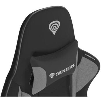 Genesis Игровое Кресло Nitro 440 G2, NFG-2067, Черный/Серый, 21кг, эргономичное, регулируемые подлокотники (NFG-2067)