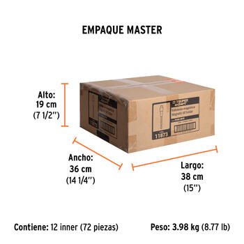 Uzgaļu magnetiskais turētājs 75 mm PUDE-9075 TRUPER (PUDE-9075)