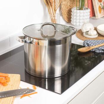 Salter Кастрюля BW13905, 9L, 24cm, нержавеющая сталь, стеклянная крышка, совместима с индукцией (BW13905)