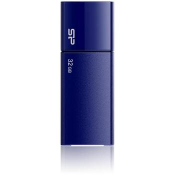 Silicon Power USB флеш-накопитель Ultima U05 SP032GBUF2U05V1D, 32GB, USB 2.0, Type-A, синий, матовая поверхность, LED индикатор (SP032GBUF2U05V1D)