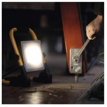 Emos LED прожектор ILIO ZS3342, 51 W, 4600 lm, 220 mA, 220-240 V, IP44, 110°, нейтральный белый, алюминий, 1,5 м (ZS3342)