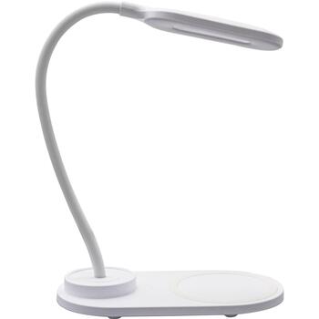 Denver Galda lampa LQI-55 117220000010, 1.5W, 5V, 5W QI lādētājs, 2700-6500K, CRI 85, pieskāriena vadība (117220000010)