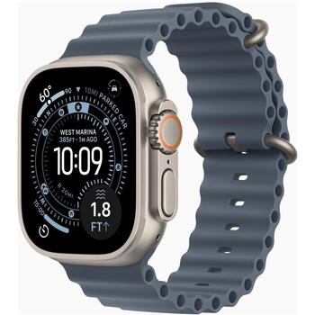 Apple Умные часы Ultra 3 MEWH4ET/A, 49mm, время работы до 42ч, 64GB, GPS, LTE, Bluetooth 5.3, водонепроницаемы до 100м (MEWH4ET/A)