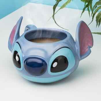 Paladone Stitch кружка PP10506LS, 450 мл, керамика, серая, Disney Stitch, 1 шт. (PP10506LS)