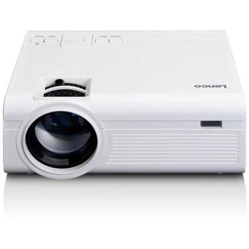 Lenco LPJ-280WH проектор, 800x480, 2800 люмен, 3000:1, 2xHDMI, USB, VGA, MHL, стереодинамики (LPJ-280WH)