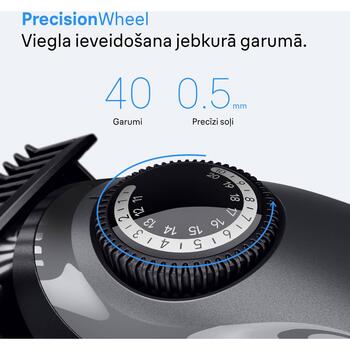 Braun Bārdas Trimmeris Series 3 BT3560, bezvadu, 40 garuma pakāpieni, 0.5-20 mm, 50 min, NiMH akumulators (BT3560)