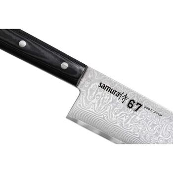 Samura Pavāra nazis SD67-0087M, 240mm, Damaskas tērauds, 61 HRC, 67 slāņi, Micarta rokturis (SD67-0087M)