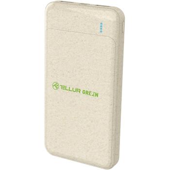 Tellur Power Bank akumulators TLL158331, 10000mAh, 2xQC3.0, PD 18W, EKO materiāli, digitālais displejs (TLL158331)