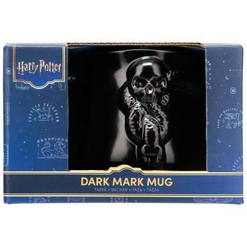 Paladone Harry Potter Чашка Темного Знака PP14643HP, 400 мл, черная, дизайн ручки Нагини, не подходит для посудомоечной машины (PP14643HP)