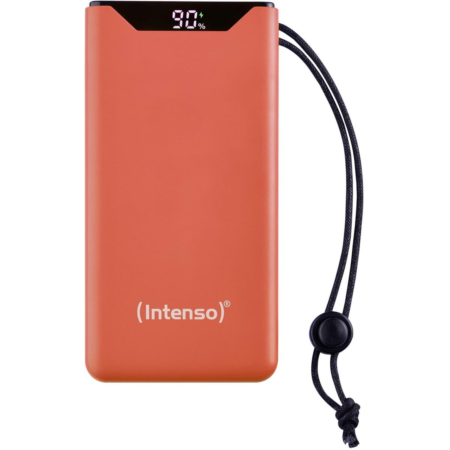 Intenso Power Bank F10000 7332038, 10000 мАч, 20 Вт, Li-Полимер, USB-C, быстрая зарядка, ESD защита (7332038)