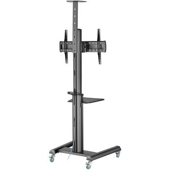 Sbox grīdas/mobilais statīvs FS-446-2, 37-70 collu, 70kg, 600x400, augstuma regulēšana 1200-1600mm, kabeļu pārvaldība (FS-446-2)