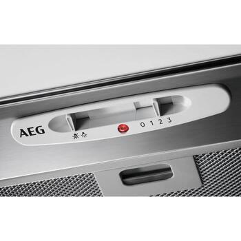 AEG DGB2531M встраиваемая вытяжка, 52см, 440/195 м³/ч, 67/51 дБ, LED, 2 лампы, механический переключатель (DGB2531M)