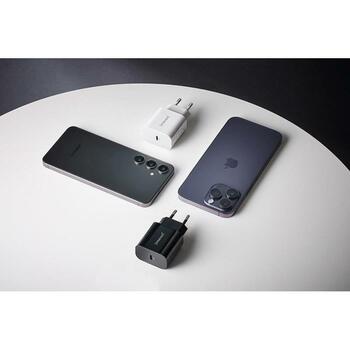 Intenso strāvas adapteris W20C, 20W, USB-C, 100-240V, 1 muciņa, ātrā uzlāde, balts (7802012)