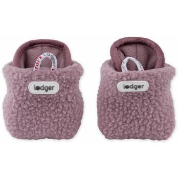 Lodger Teddy čībiņas SLT 107 12-18, 100% poliesters, Velcro, pretslīdes zole, rozā (SLT 107_12-18)