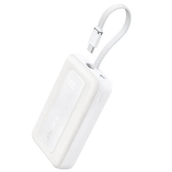Высокой ёмкости внешний аккумулятор премиального качества 20000 mAh 20 W с USB-C PD и USB-A QC белый A1689H21 Anker (A1689H21)