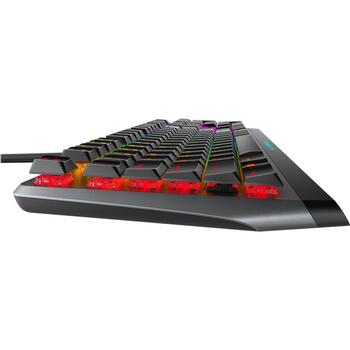 Dell Alienware spēļu klaviatūra AW510K 545-BBCL, USB, RGB, CHERRY MX Low Profile Red, QWERTY, 910g (545-BBCL)