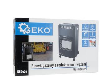 Geko газовый обогреватель DA-201 G80436, 4.2 кВт, 1.5/2.8/4.2 кВт, 305 г/ч, 37 мбар, керамический нагревательный элемент (G80436)